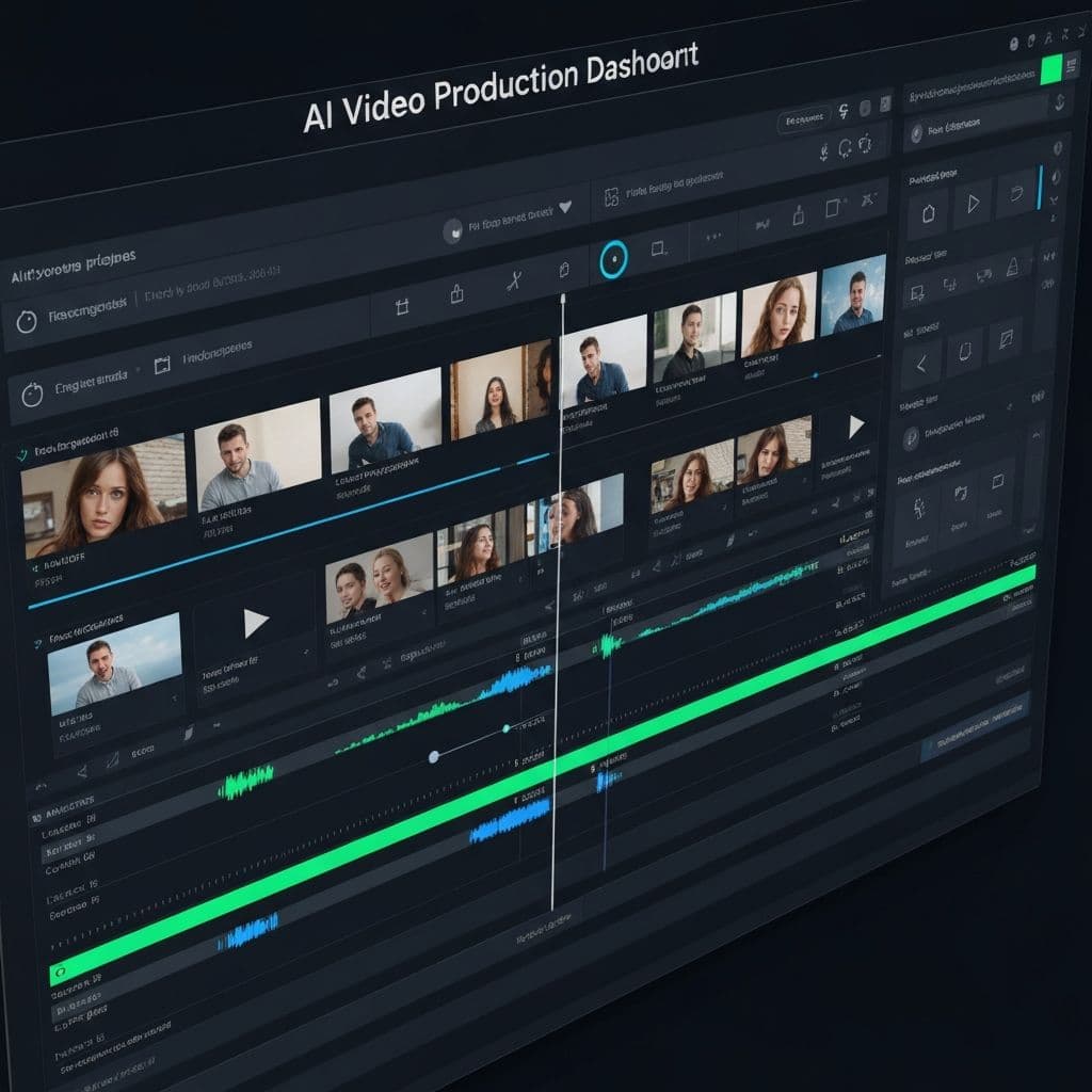 werbe.spot KI-Videoproduktion Dashboard